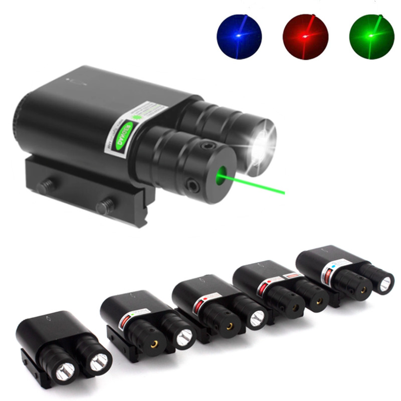 Industrial Laser Pointer - Compact LED Flashlight Green Red Blue