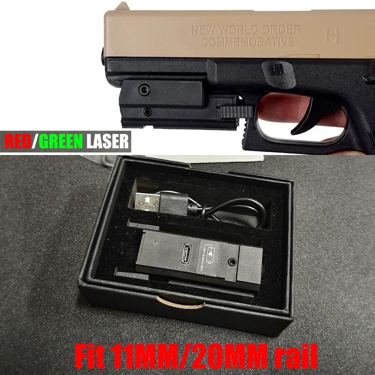 Airsoft Red Green Laser Sight  - Industrial Laser Pointer review and price