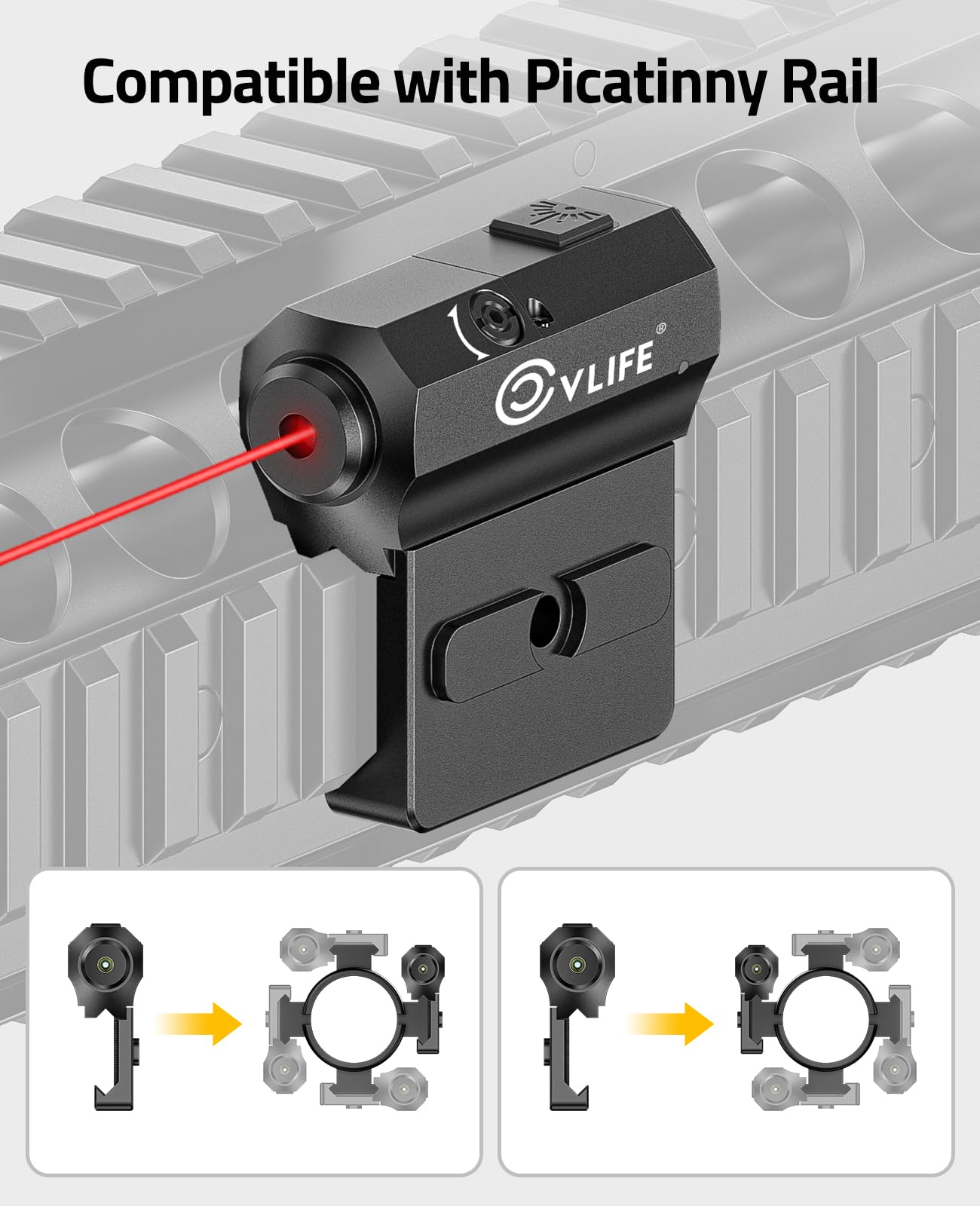 CVLIFE Rifle Red/Green Laser B - Industrial Laser Pointer review and price