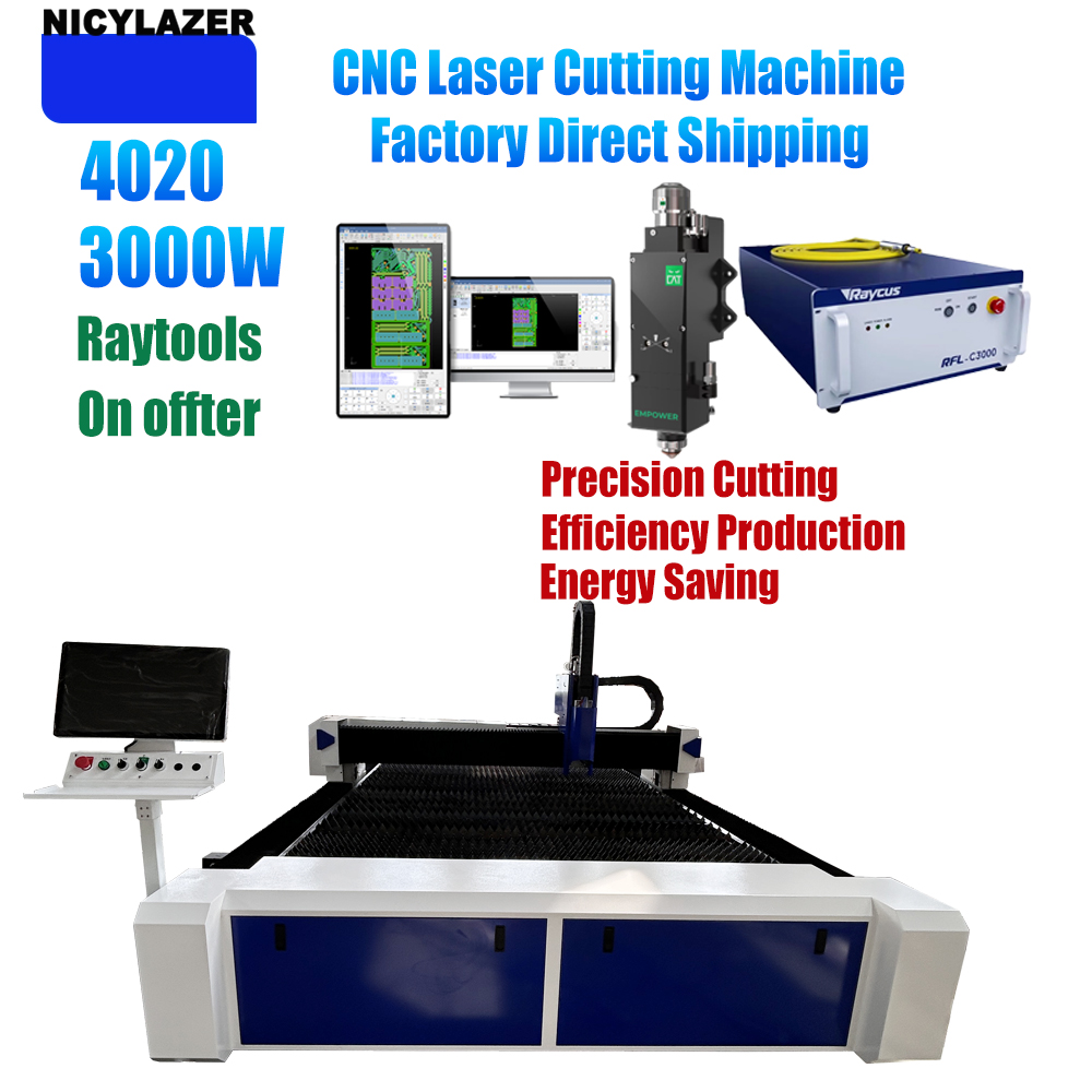 NICYLAZER CNC 3000W 4020 Fiber - Industrial Laser Metal Cutting Machine review and price