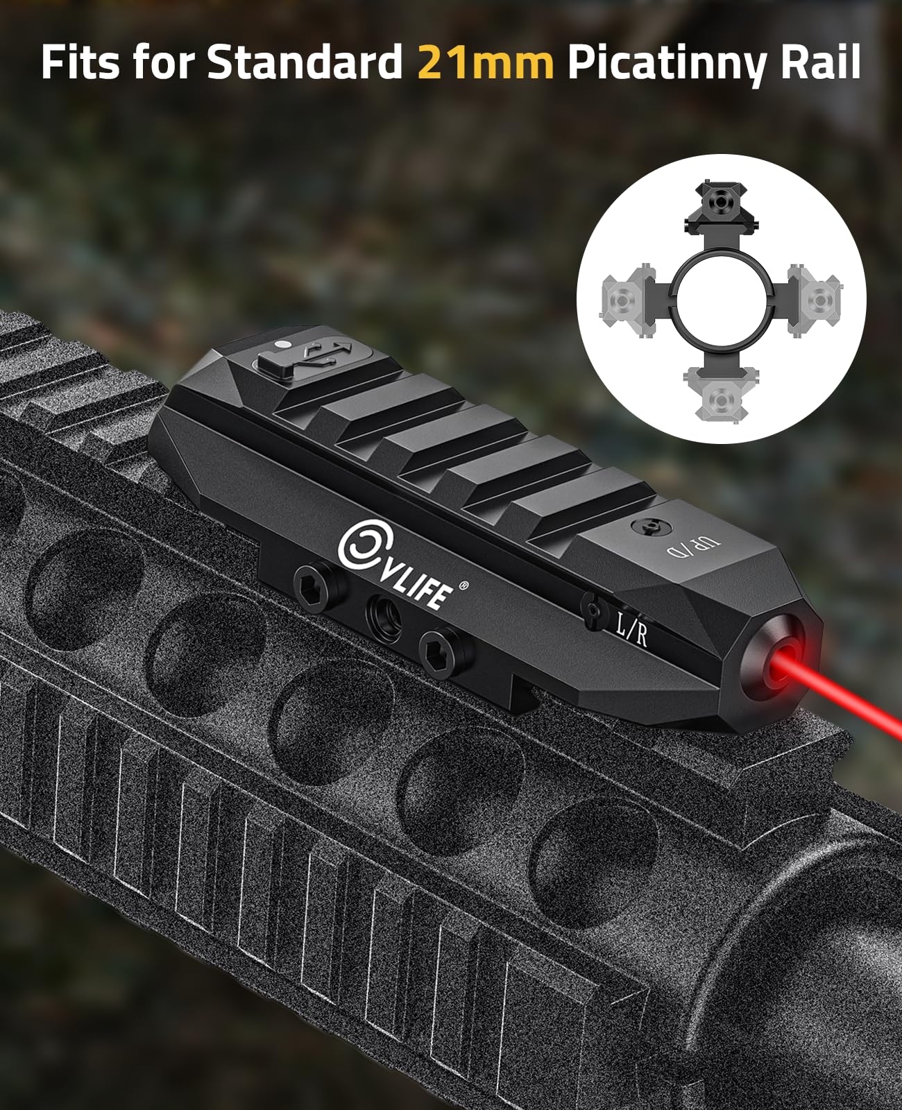 CVLIFE Red Laser Sight Low Pro - Industrial Laser Pointer review and price
