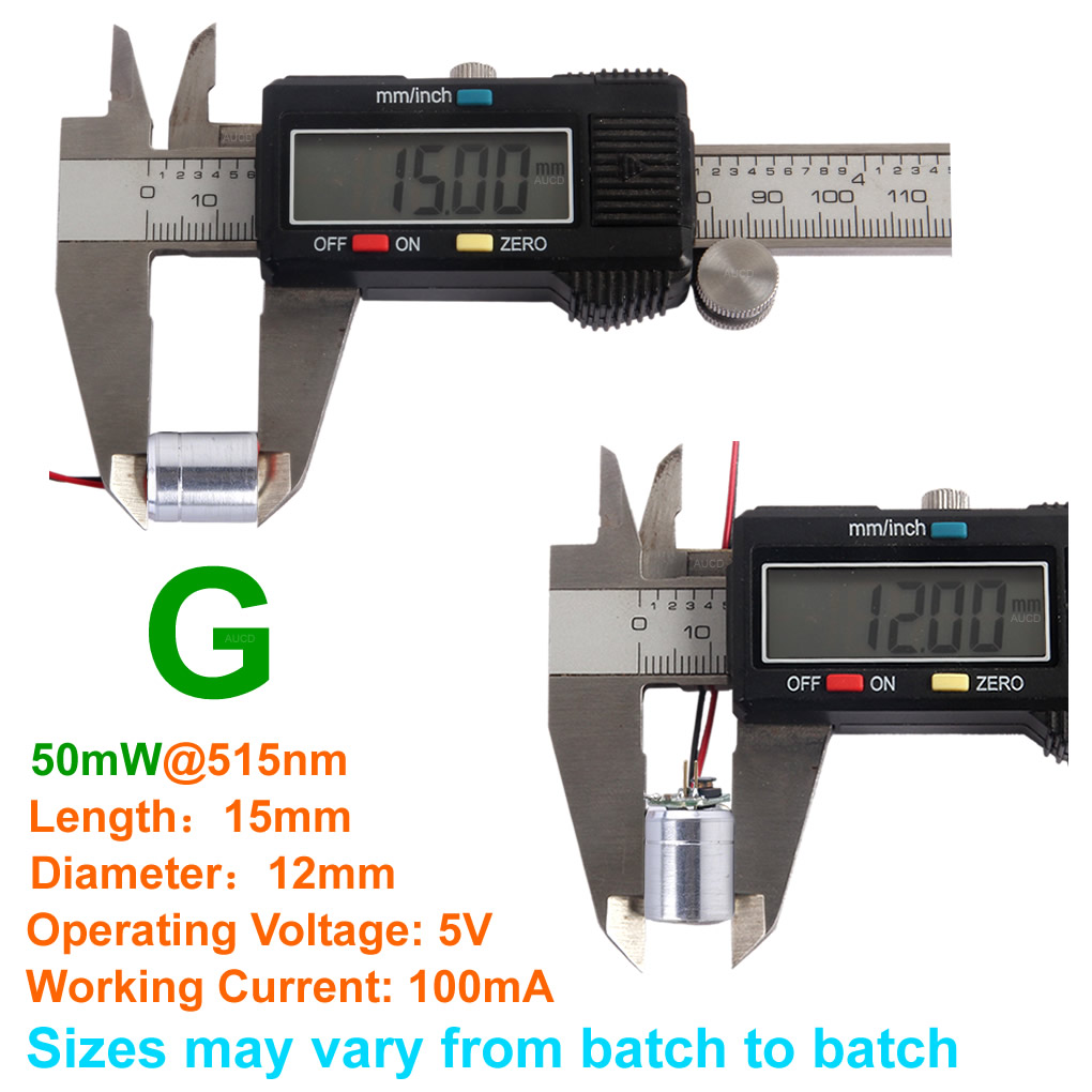 Diameter 12x15mm DC5V Green 60 - Diode Laser Module review and price