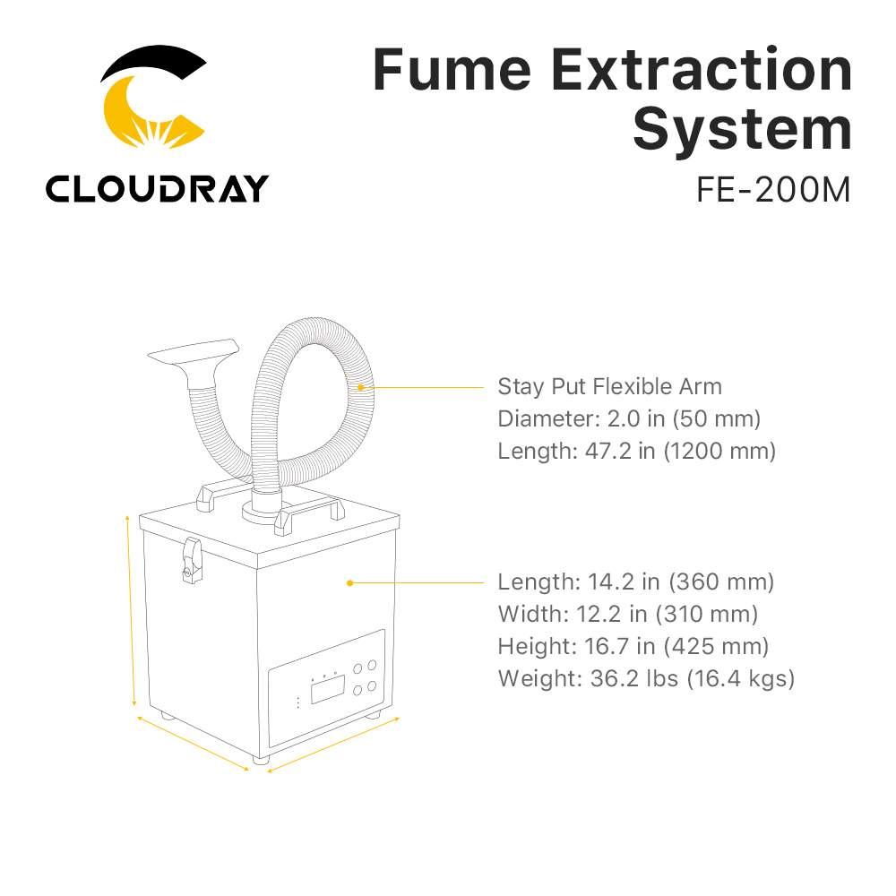 Cloudray Fume Extraction Syste - Laser Marking Machine review and price